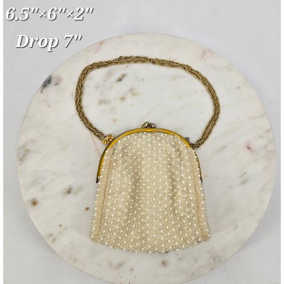 Vintage Beaded Evening Purse - Picture 1 of 6